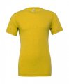 Heren T-shirt Bella Triblend Crew Neck 3413 Yellow Gold Triblend
